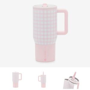 HydroJug Pink Gingham Thermos